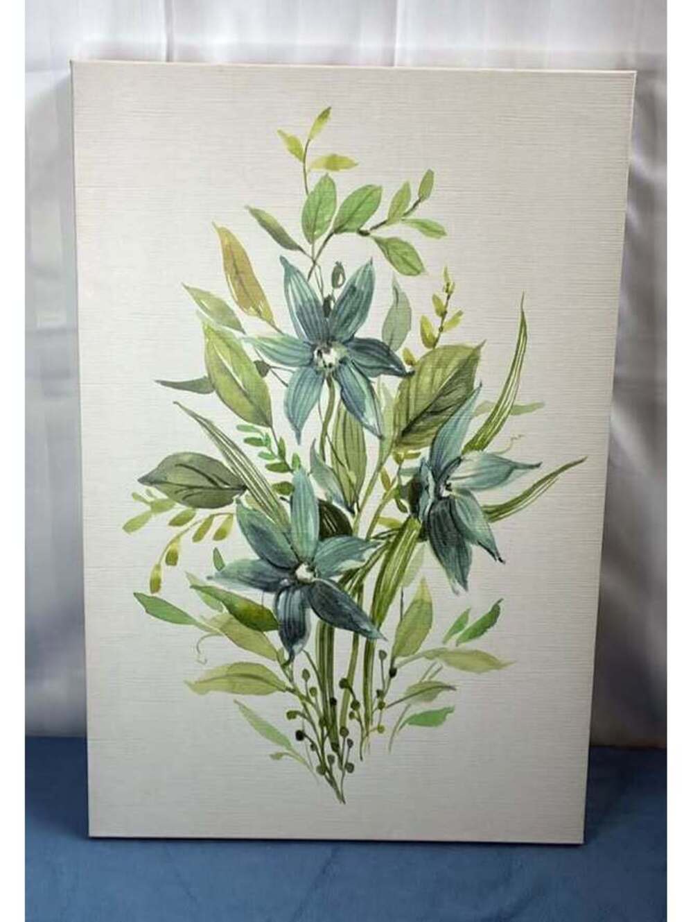 Floral Watercolor Canvas Wall Art
